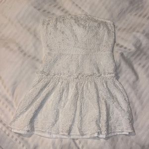 Strapless lace dress juniors 💎🤍 size 12